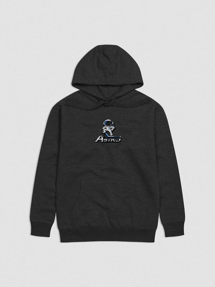 Astro Step Unisex Premium Hoodie - Stylized Astronaut Design product image (1)