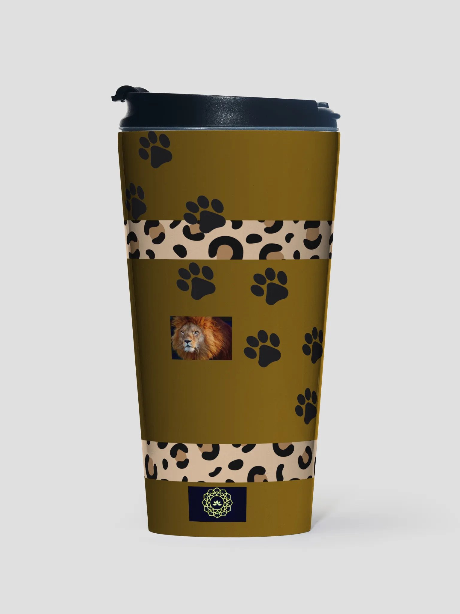 Safari Paw Prints Stainless Steel Travel Mug product image (1)