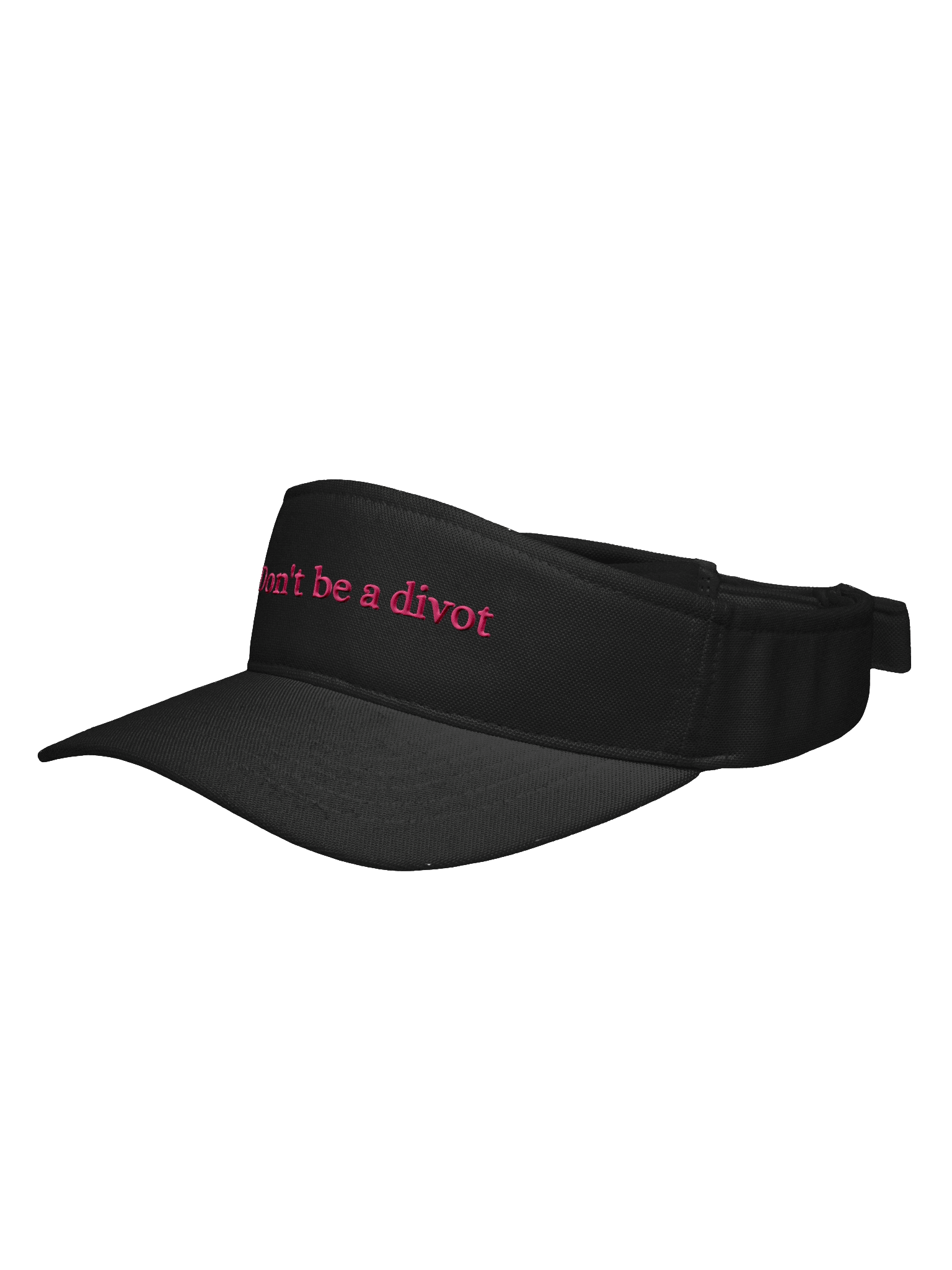 Flexfit Visor, The Pun-tastic Golf Visor, 'Don't be a divot' product image (6)