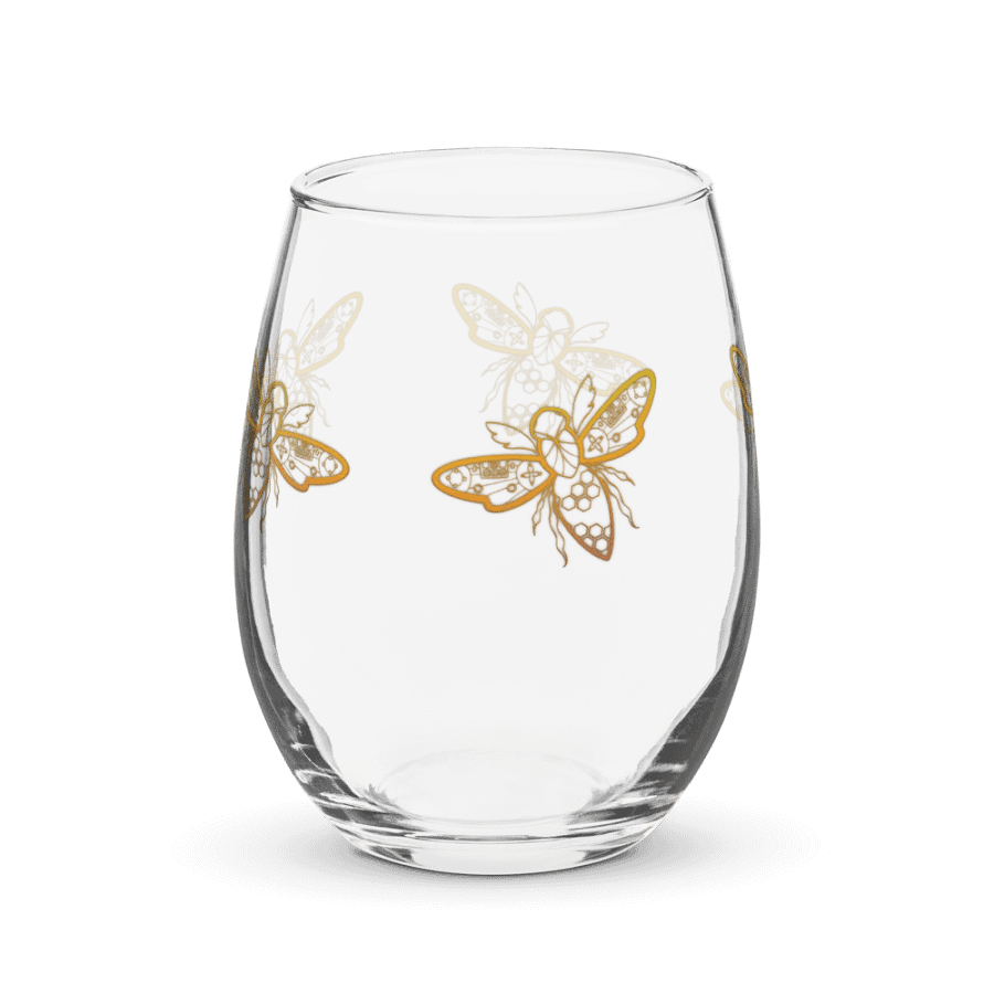 Evie's Bees Wine Glass product image (4)
