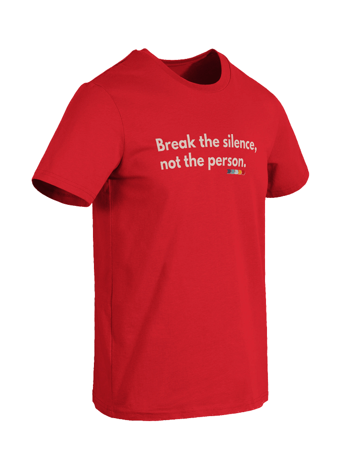 Empathy Edge Tee – “Break the Silence” | Organic Cotton Graphic T-Shirt on Speaking Up with Empathy — Fulfilled in EU/UK product image (2)