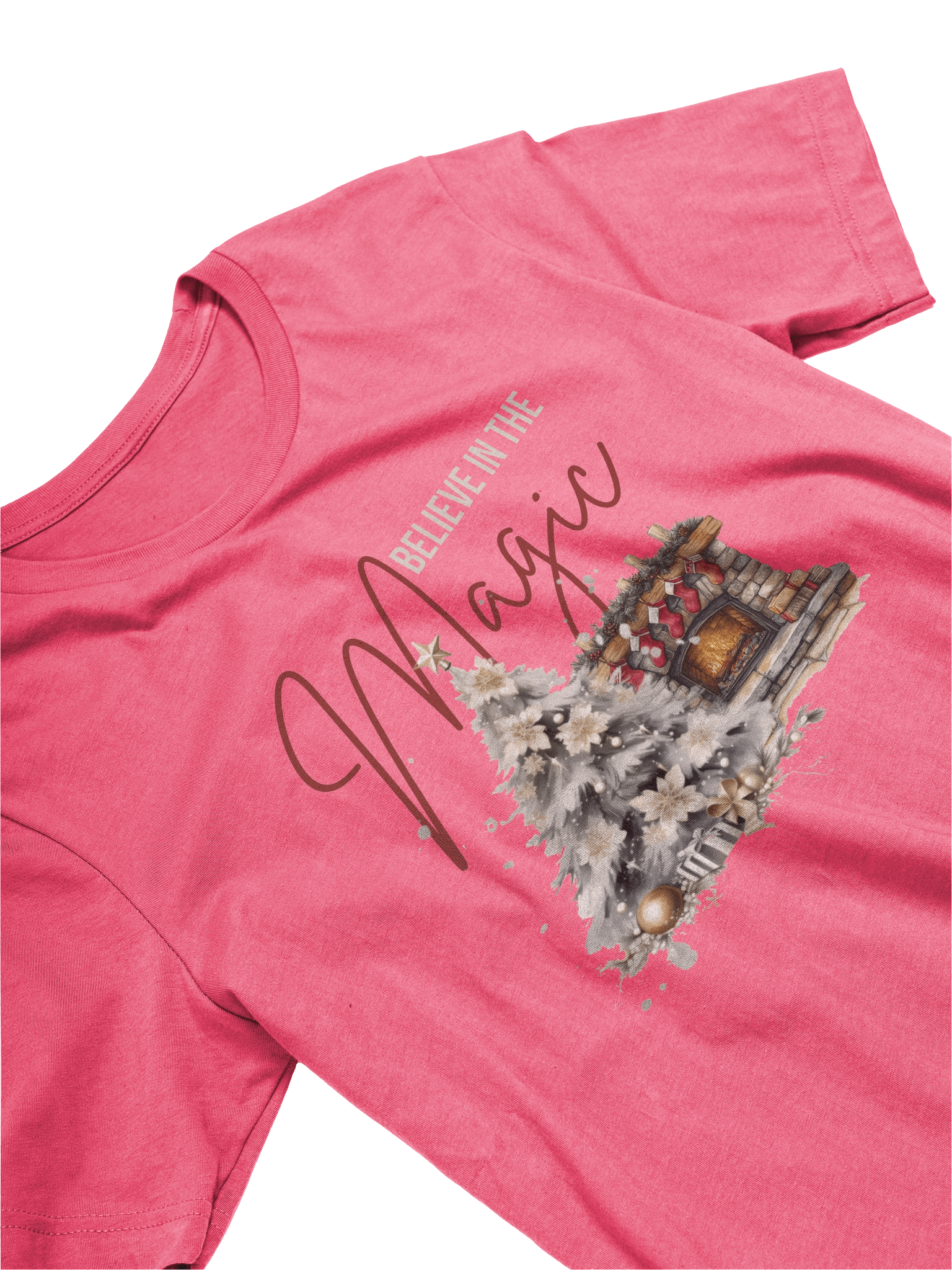 Believe in the Magic Christmas T-Shirt | Magical Christmas Tee | Holiday Magic Shirt | Festive Christmas Graphic Tee | Believe In The Magic Of Christmas Unisex T-shirt product image (39)