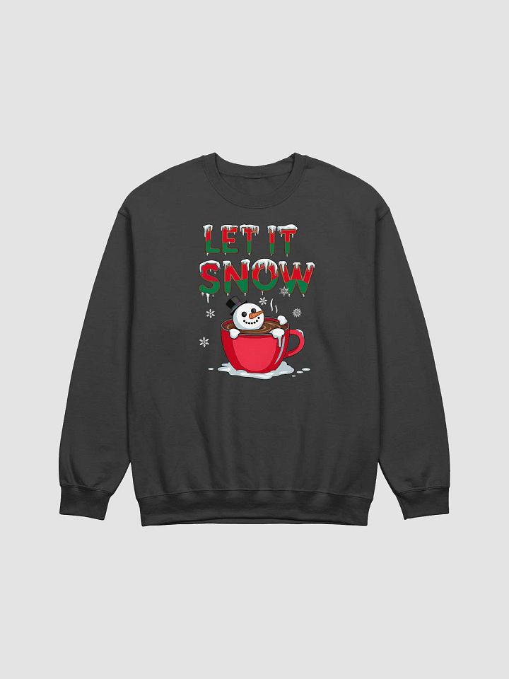 Let It Snow Snowman Christmas Unisex sweatshirt for men and women product image (1)