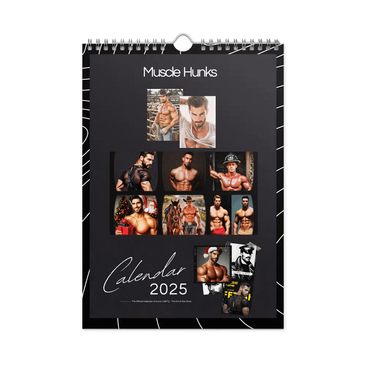 2025 Muscle Hunks Calendar product image (2)