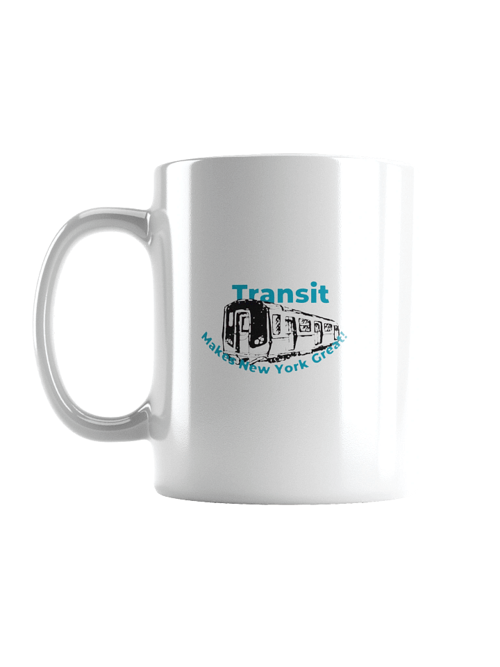 "Transit Makes New York Great" Mug (White) product image (1)