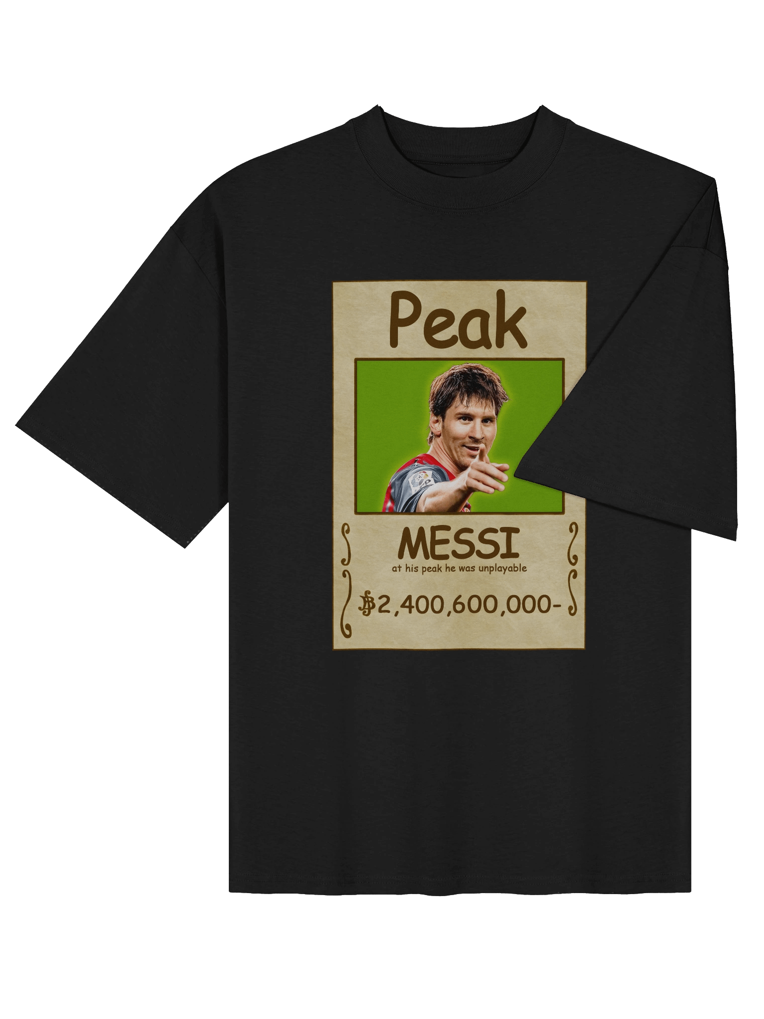 PEAK WANTED Messi Tee (Oversized) product image (4)