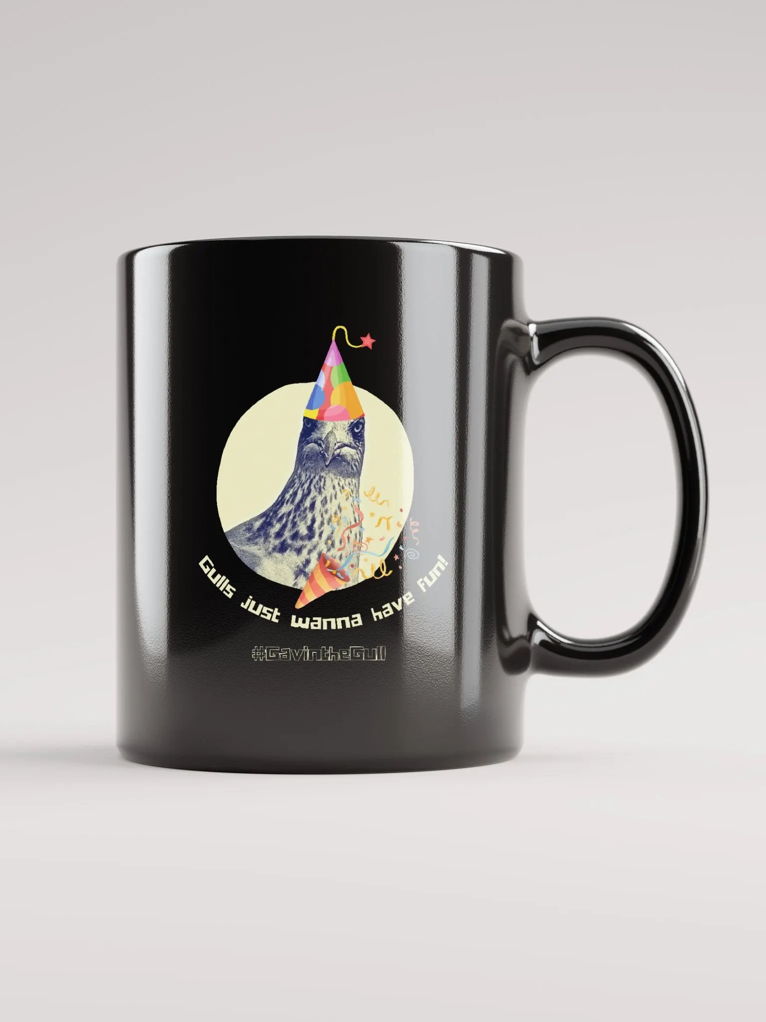 Gavin the Gull mug - Gulls just wanna have fun! product image (2)