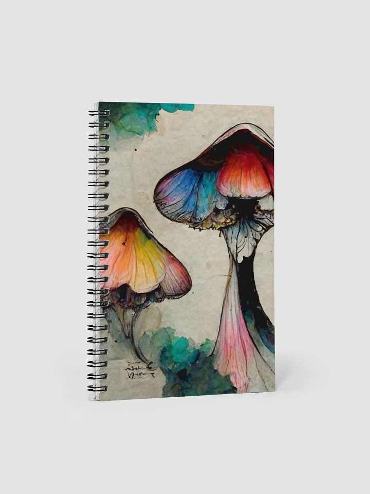 Psychedelic Mushrooms Spiral Notebook product image (1)