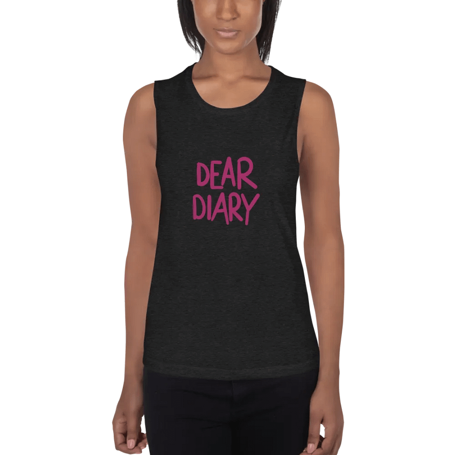 Dear Diary Flowy Tank product image (1)