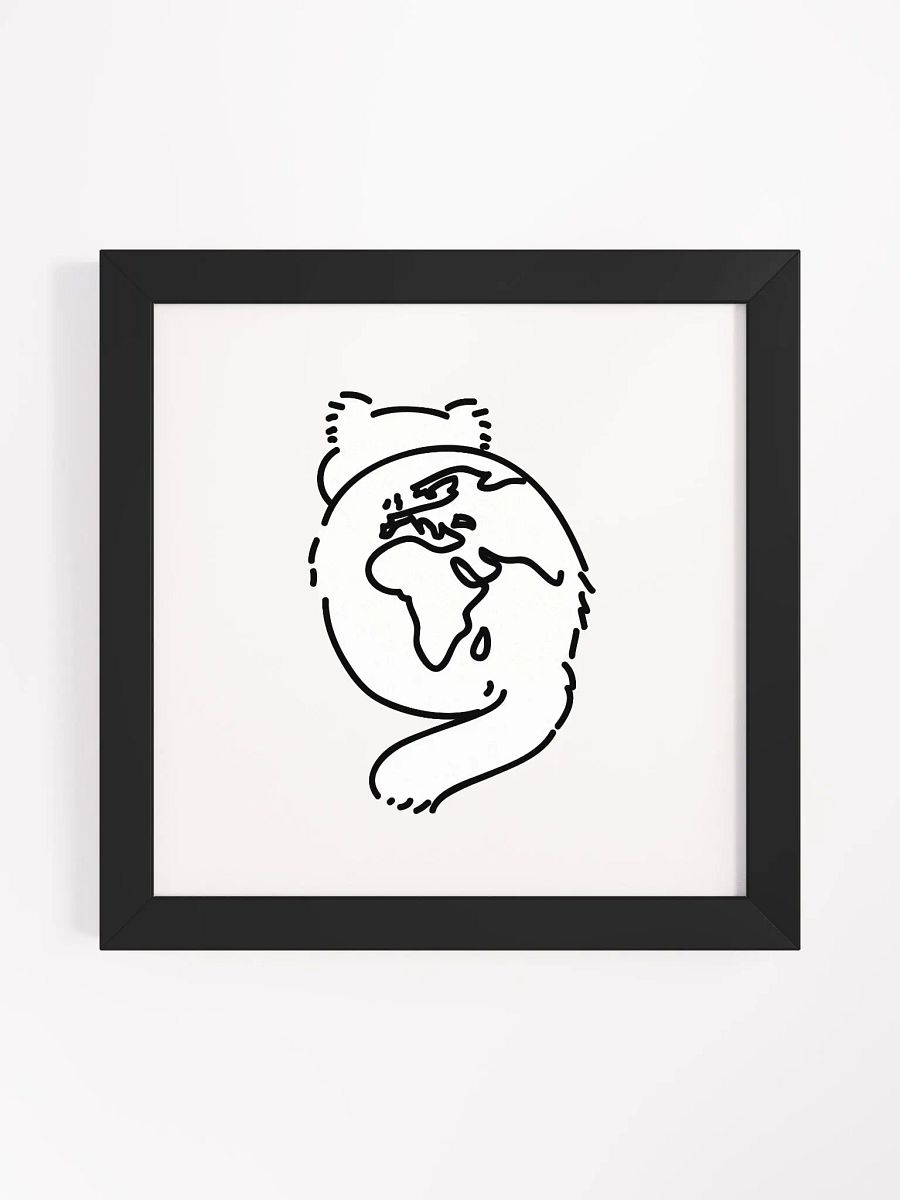 Planet Manul Africa & Europe - Framed Print product image (3)