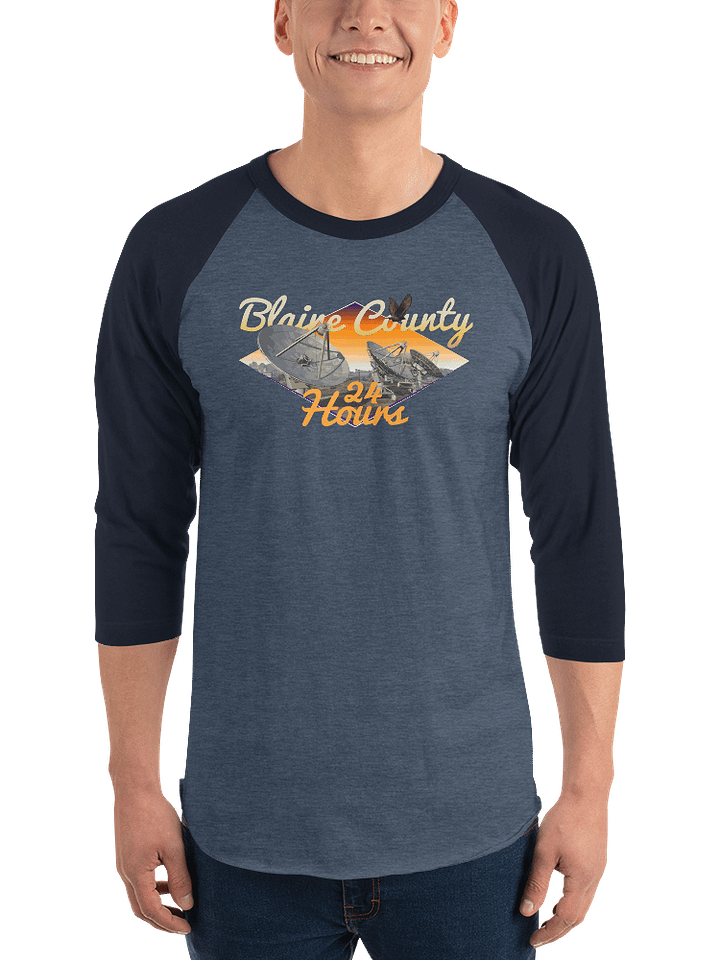 BC24 Sunset & Satellites Baseball Tee product image (1)