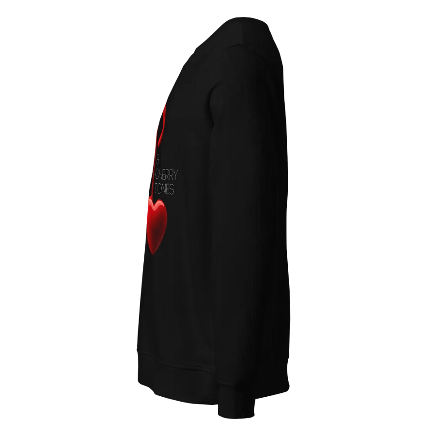 Sweatshirt For Singers / Musicians - All About Sweet Notes & Cherry Tones product image (3)