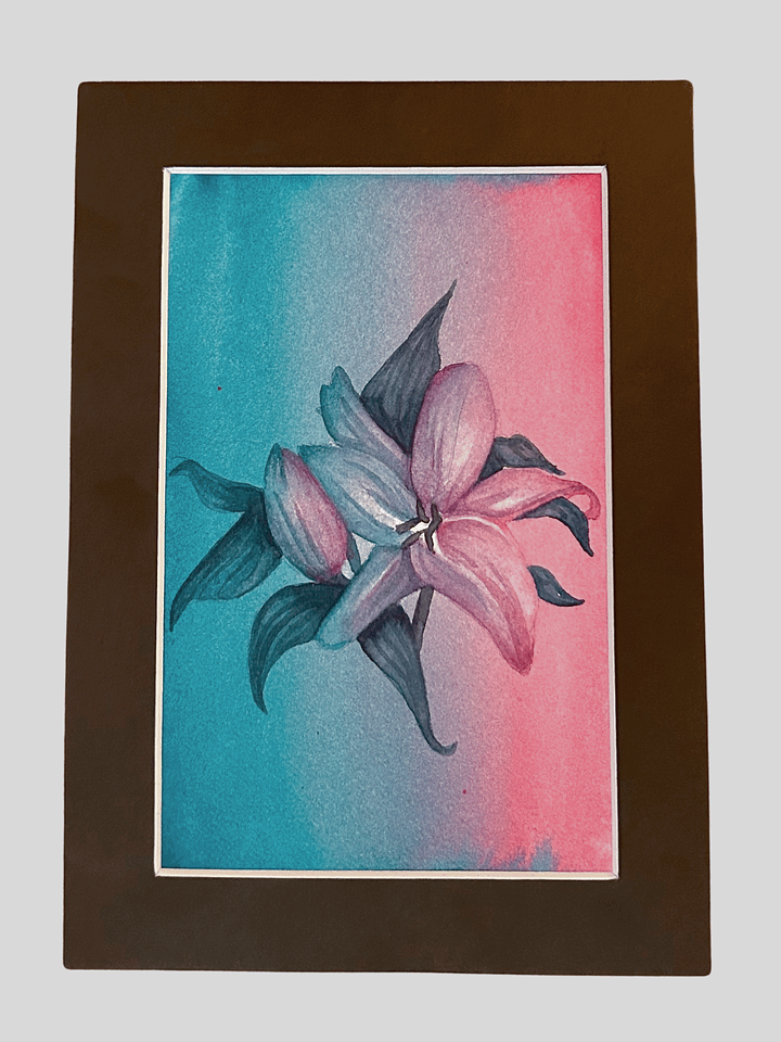 Watercolor Lily Flower product image (1)