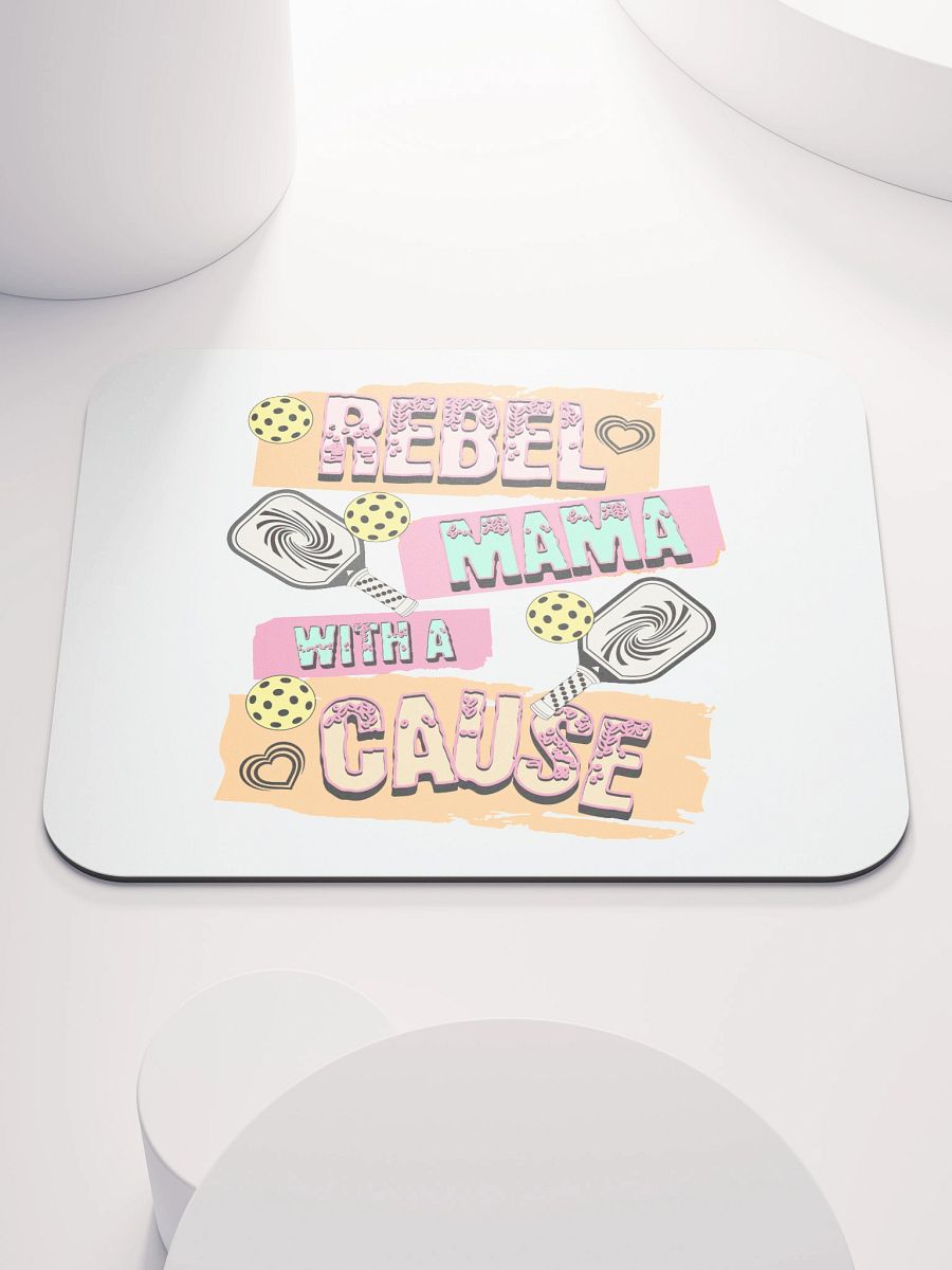 Rebel Mama With A Cause Pickleball Mouse Pad product image (2)