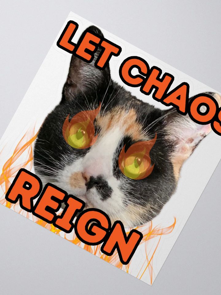 Chaos Cat Sticker product image (6)