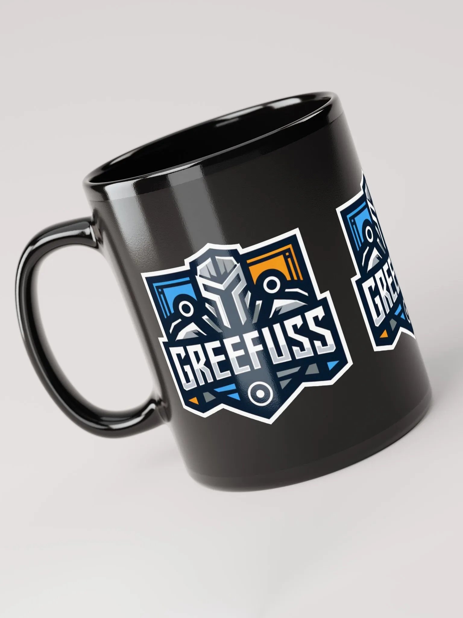 Industrial GREEFUSS KNIGHT Black Glossy Mug product image (3)