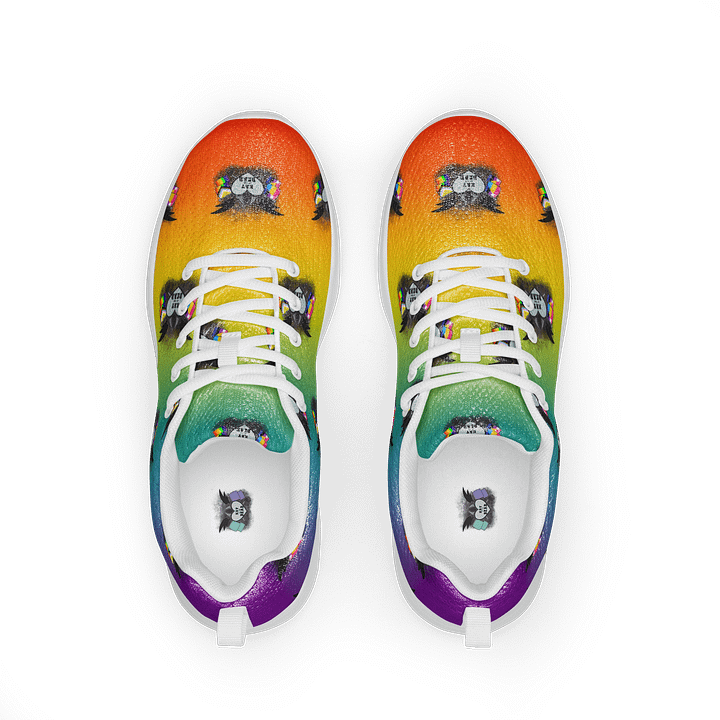 Kay_of_the_Dead Pride Logo Men's Athletic Shoes product image (1)