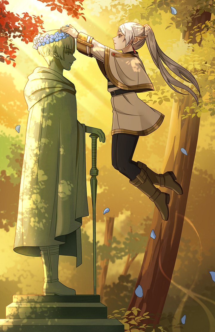 Frieren & Himmel 11x17 Art Print product image (1)