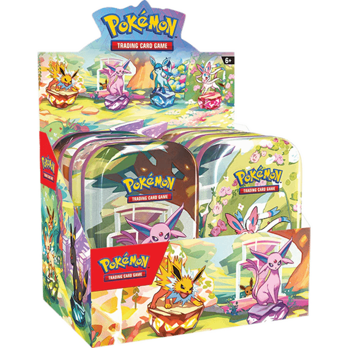 Pokémon TCG: Scarlet & Violet—Prismatic Evolutions Mini Tin Display (Set of 8) product image (1)