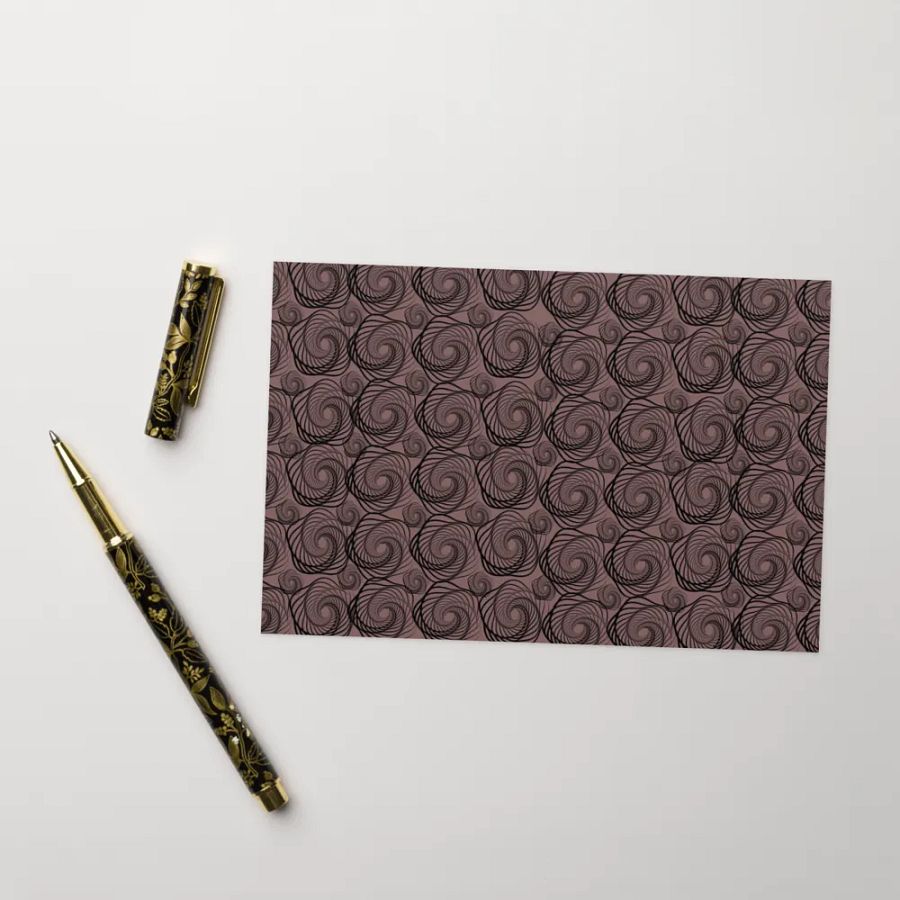 Swirling Elegance Greeting Card for mens birthdays product image (10)