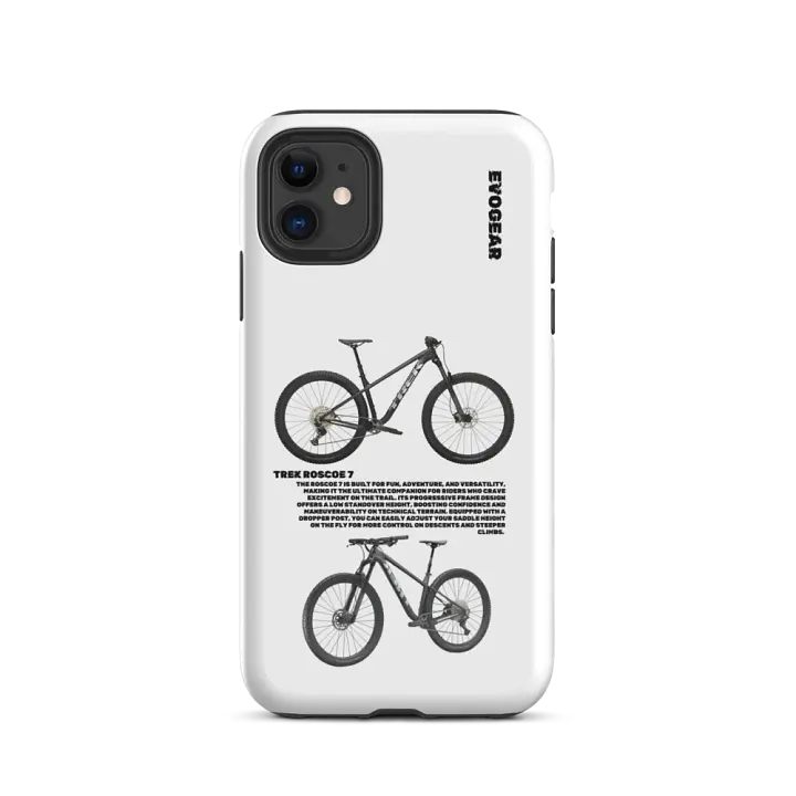 White Roscoe 7 iPhone Case product image (2)