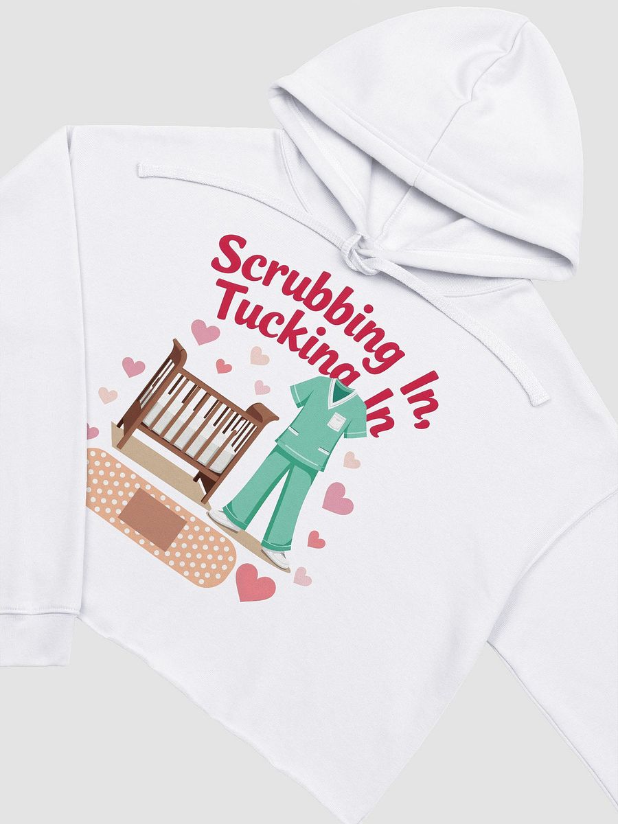 Healthcare Heroes,medical dads, medical moms Heartfelt Scrubs Crop Hoodie product image (22)