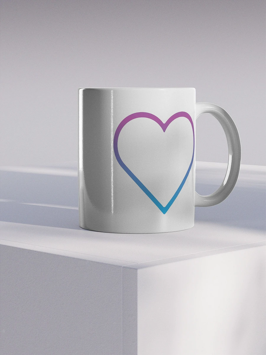 Outline Heart Coffee Cup (Left-Handed) product image (3)