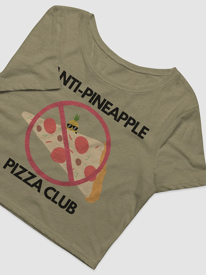 Anti Pineapple Pizza Blk Lettering Cut Off Tee product image (4)