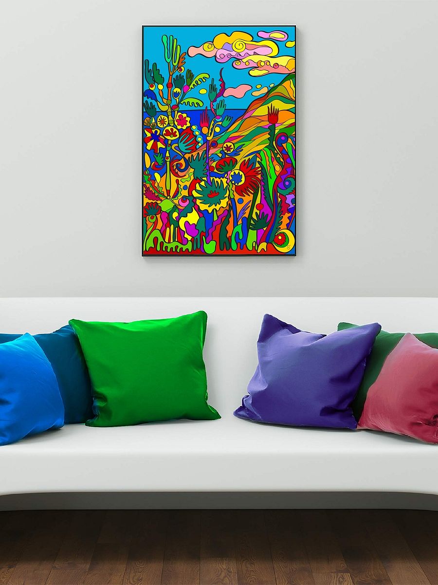 Vibrant Matte Poster Print - Tropical Seashore product image (6)