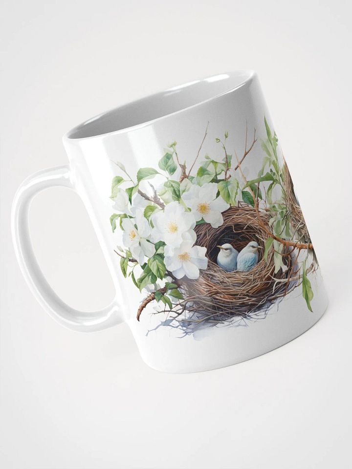 Nesting Birds Glossy Mug product image (2)