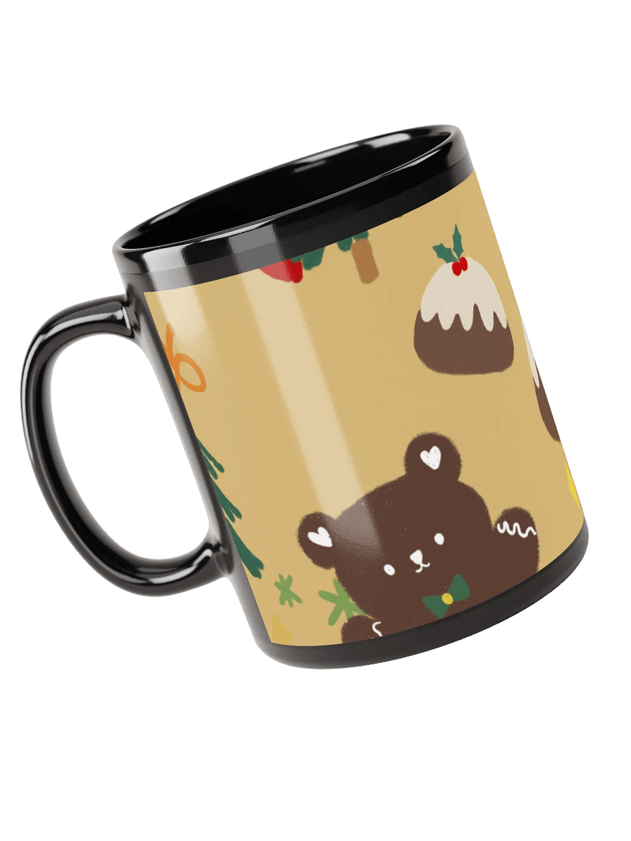 Whimsical Delights Black Glossy Mug product image (6)