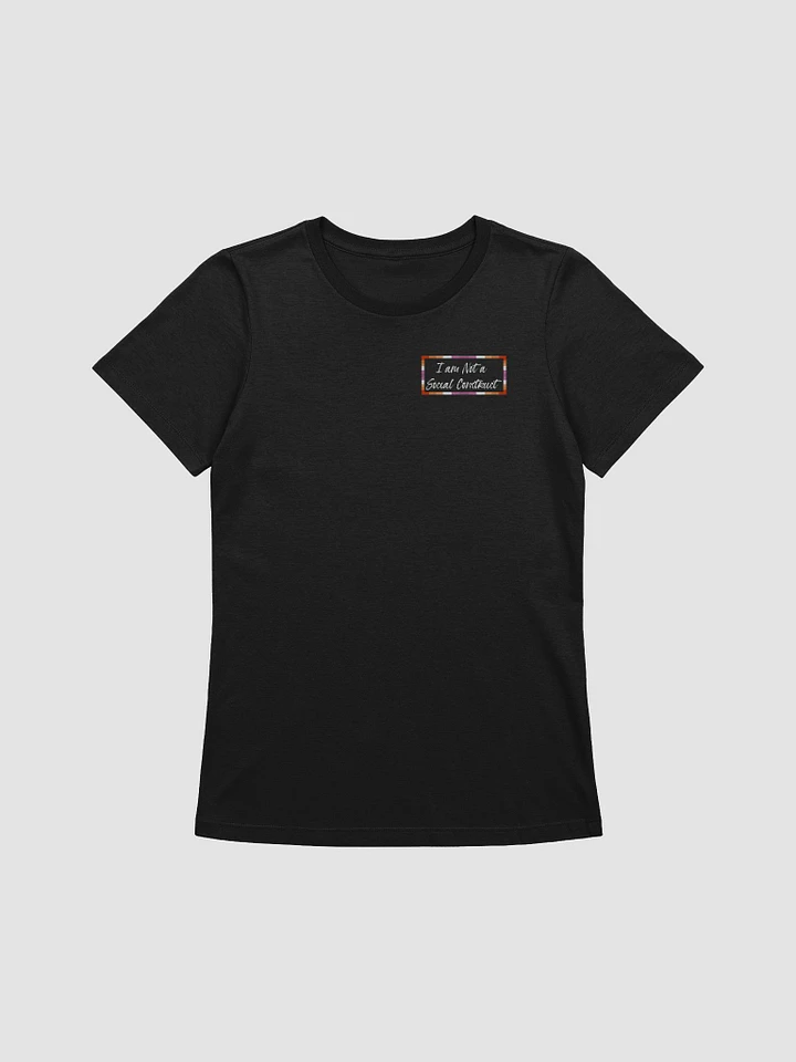 I am Not a Social Construct (wt) - Lesbian - Women's Relaxed Fit T product image (1)