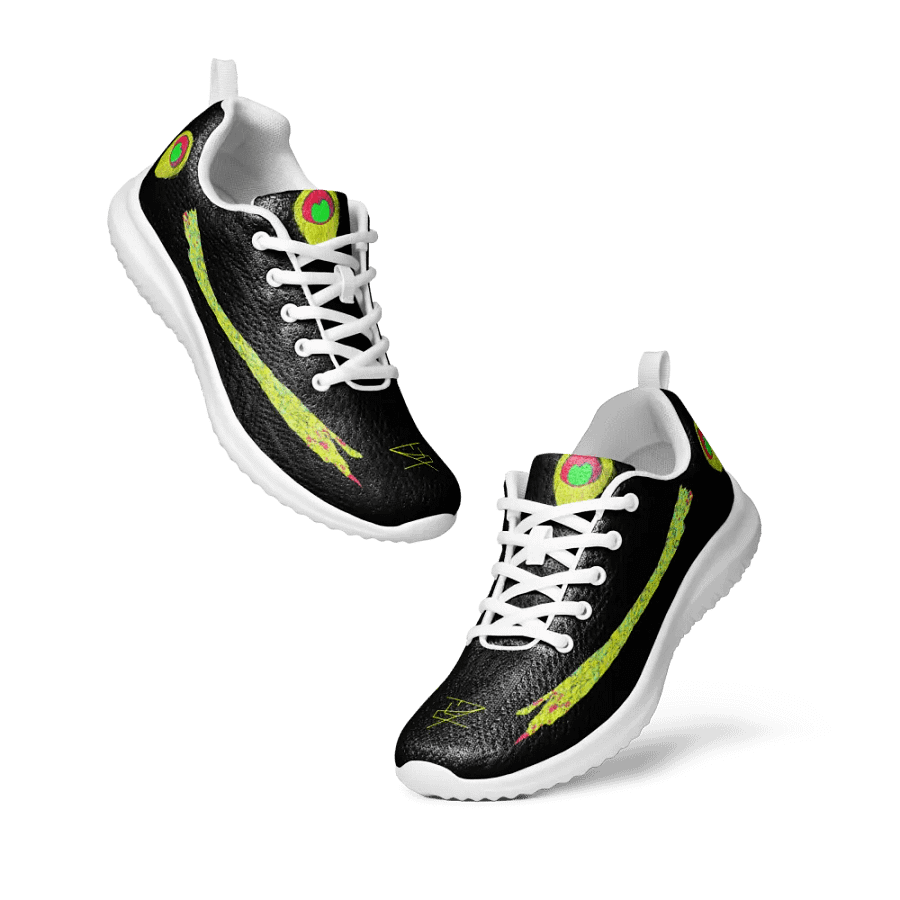 Black with Yellow Peacock Shoe product image (11)