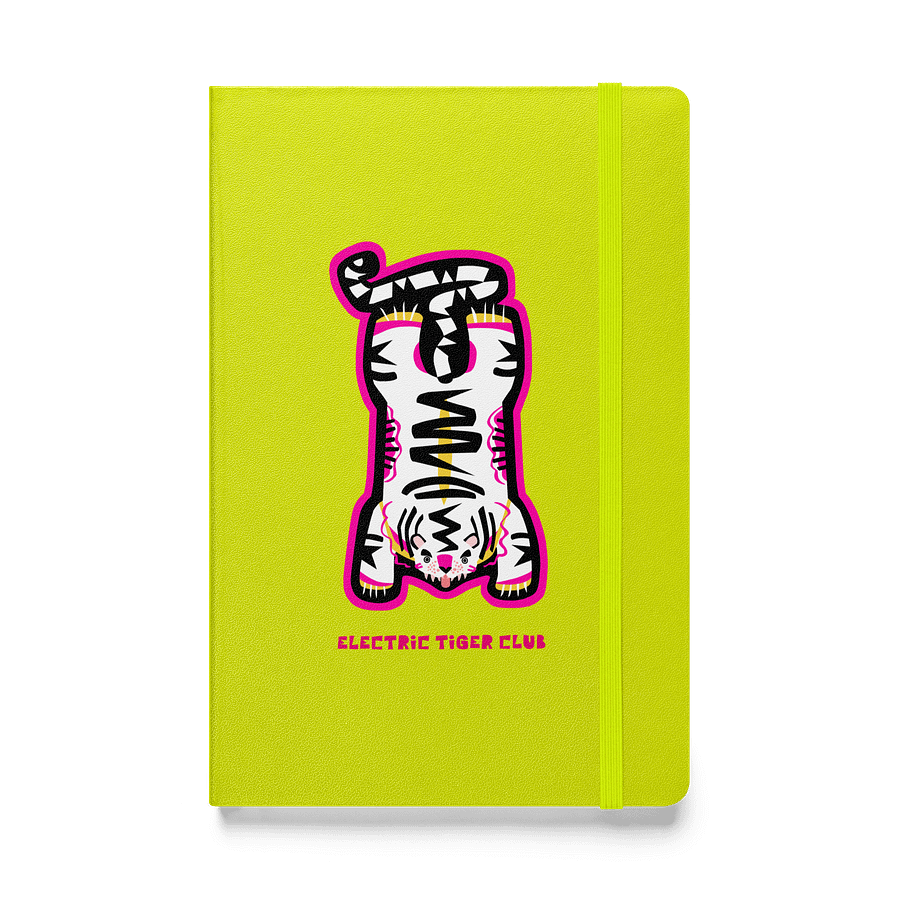 White Electric Tiger - Hardcover Notebook product image (3)