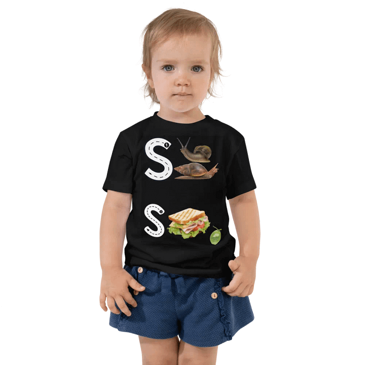 JoBeth Design Black Ss 🐌 Toddler T-Shirt 👚 product image (2)