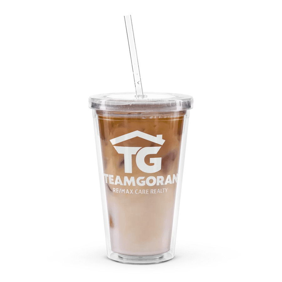 Team Goran Double Wall Clear Plastic Tumbler (16 oz) product image (8)