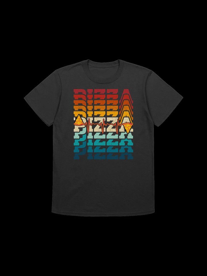 Food Lover-Pizza Heartbeat-Funny Pizza T-Shirt product image (3)