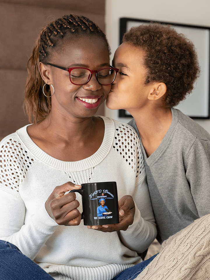 FAFO Seasons Restaurant - We Serve Crow by 92 Percent - Black Mug product image (2)