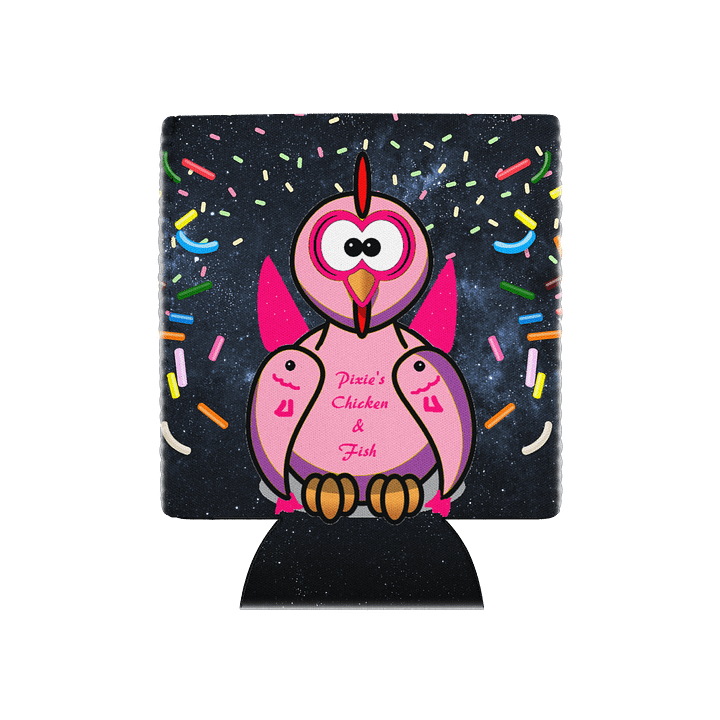 Starship Valkyrie Pixie's Chicken and Fish Coozie product image (1)
