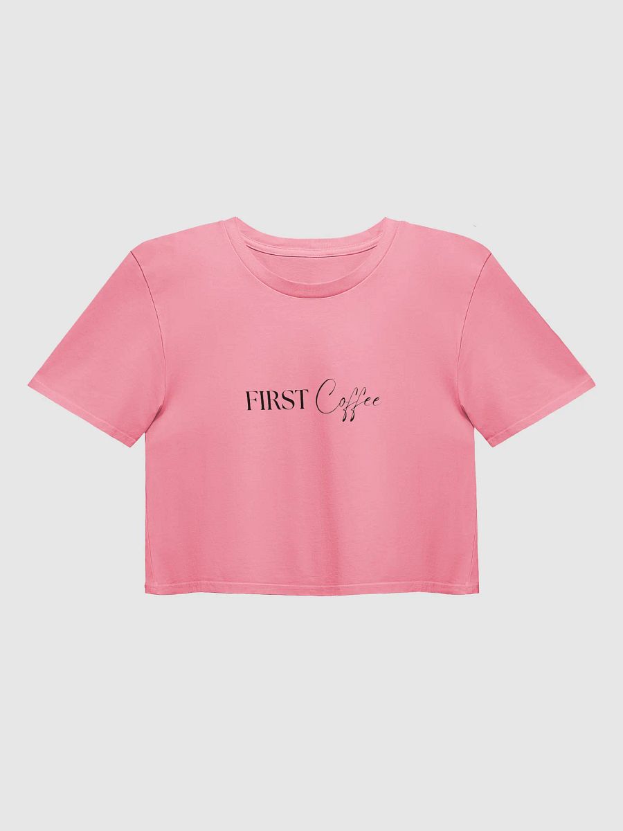 FIRST Coffee Women's Crop Top product image (4)