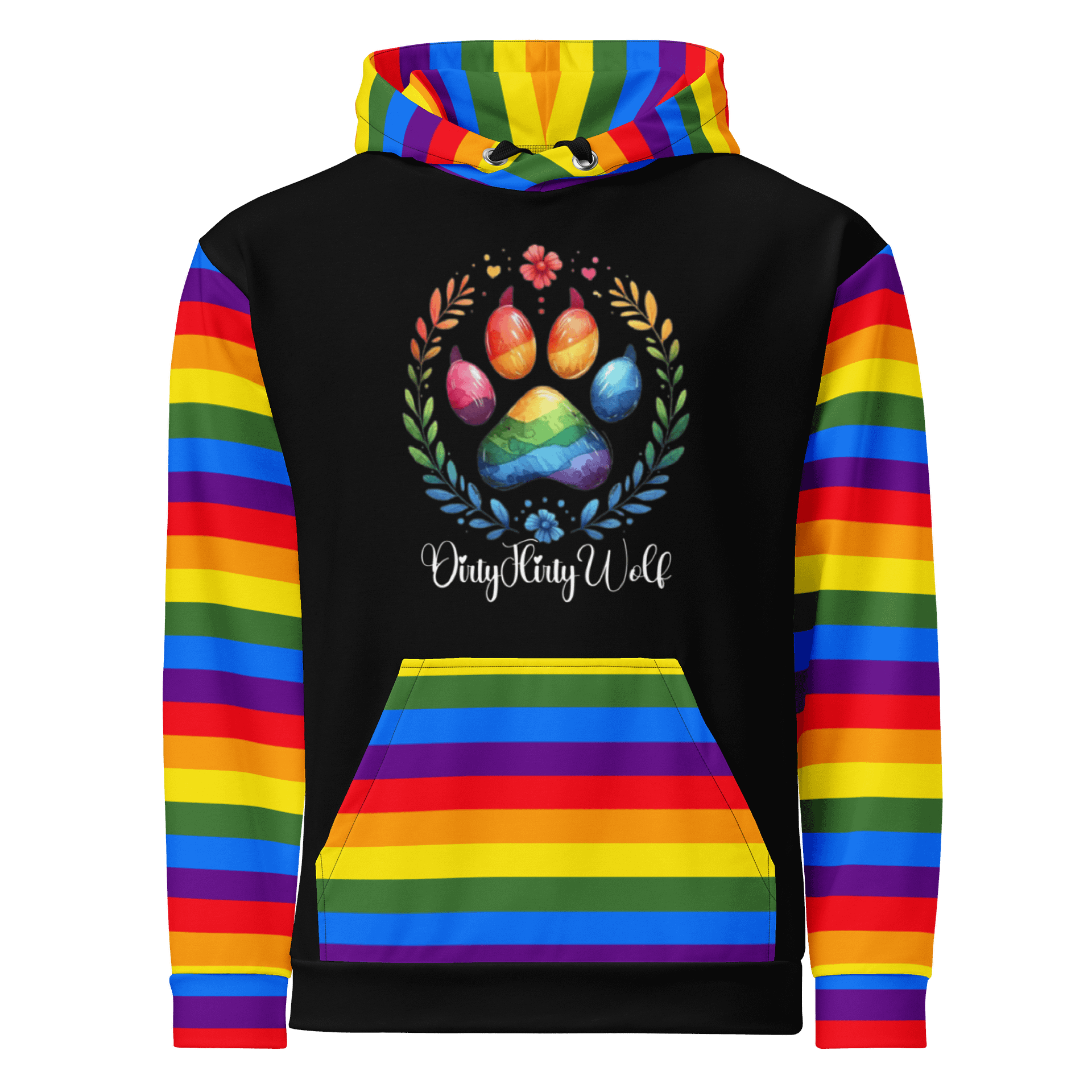 Pride Paw DELUXE Unisex Hoodie product image (1)