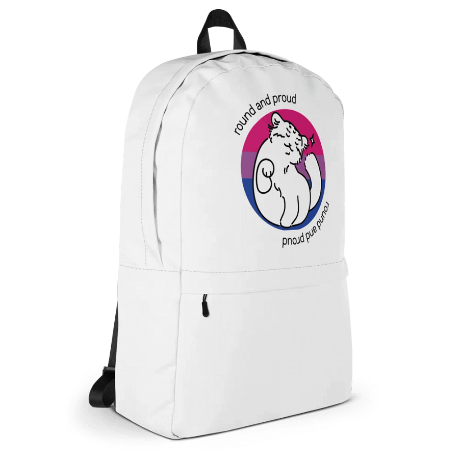 Round and Proud Manul Bisexual Version - Backpack product image (4)