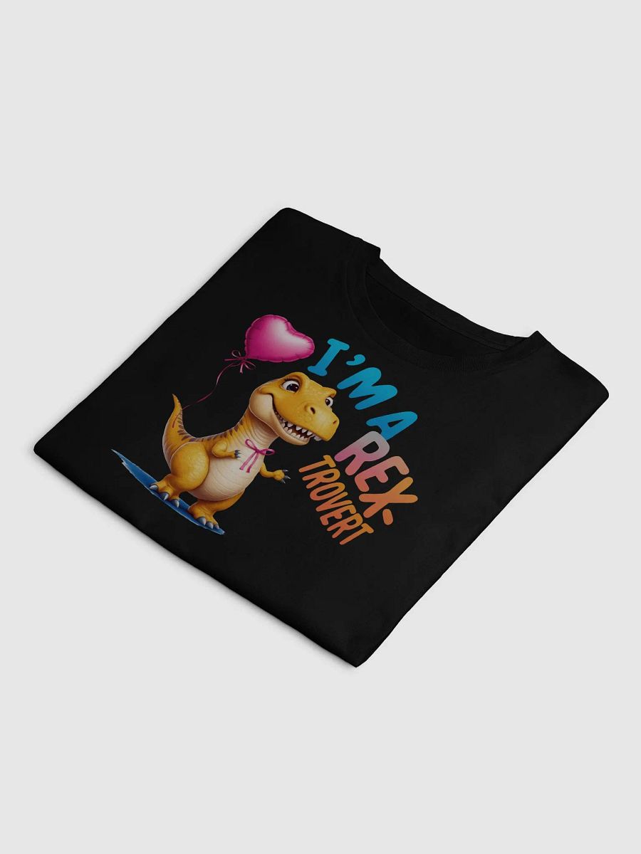 Rextrovert Dino Tee - funny graphic t-shirt product image (6)