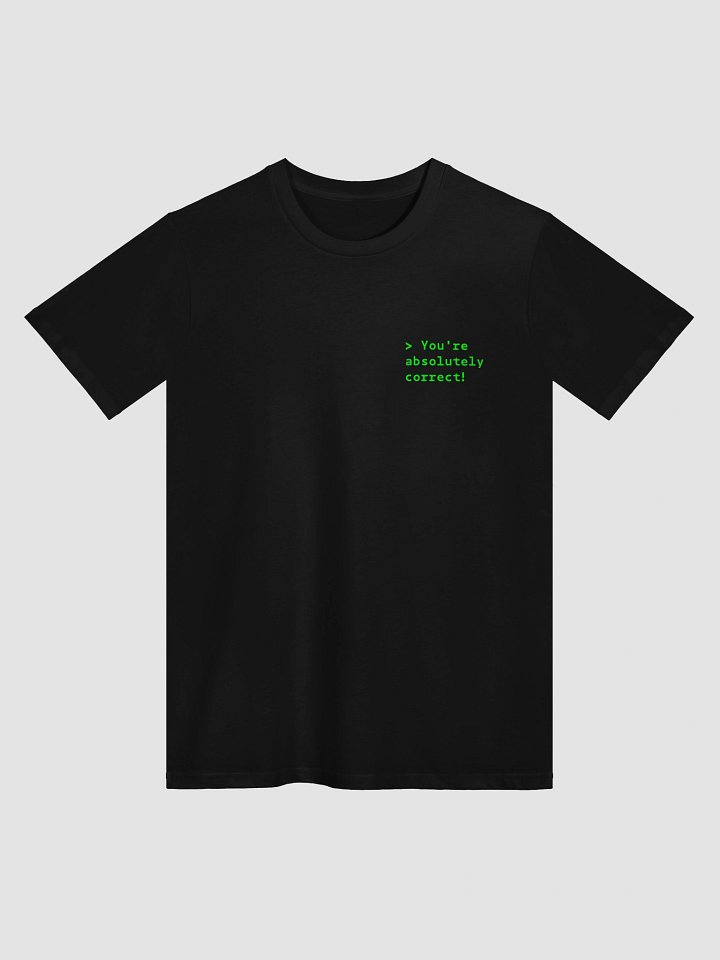 "You're absolutely correct!" T-Shirt product image (1)