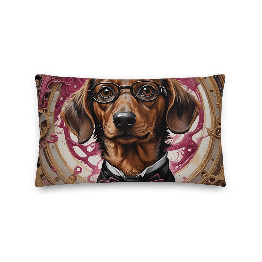 Dapper Dog Steampunk Pillow product image (2)