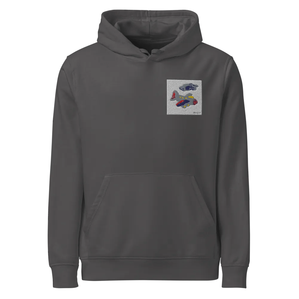 Kid Airplane (Stanley/Stella Unisex Organic Hoodie) product image (4)