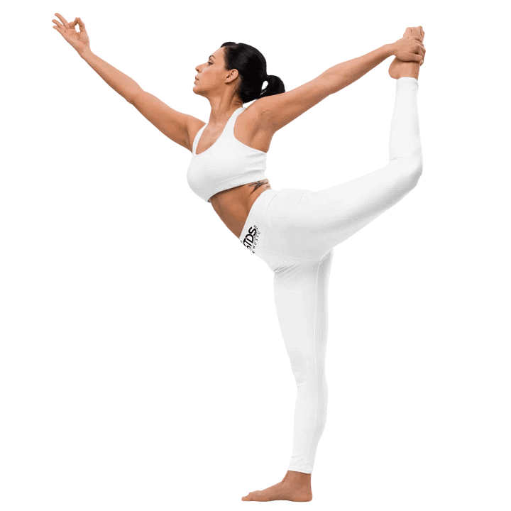 TDS Music Women's White Yoga Leggings product image (2)