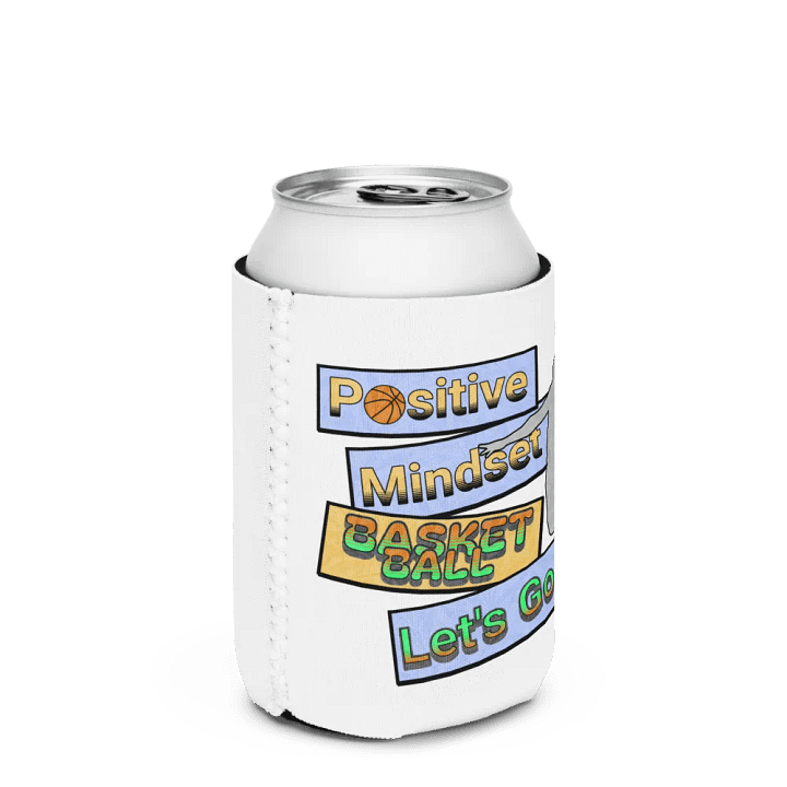 Positive Mindset Basketball Can Cooler product image (2)