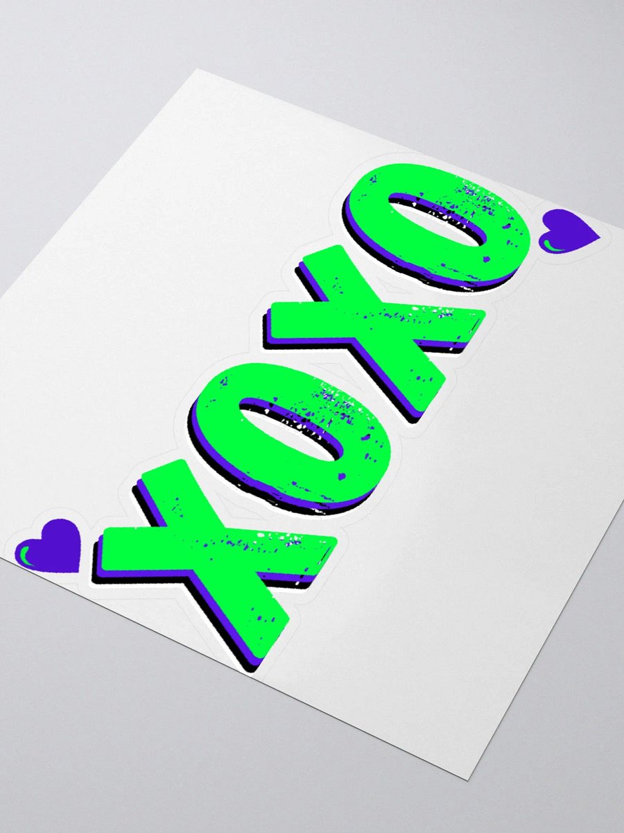 XOXO Sticker - Green product image (3)