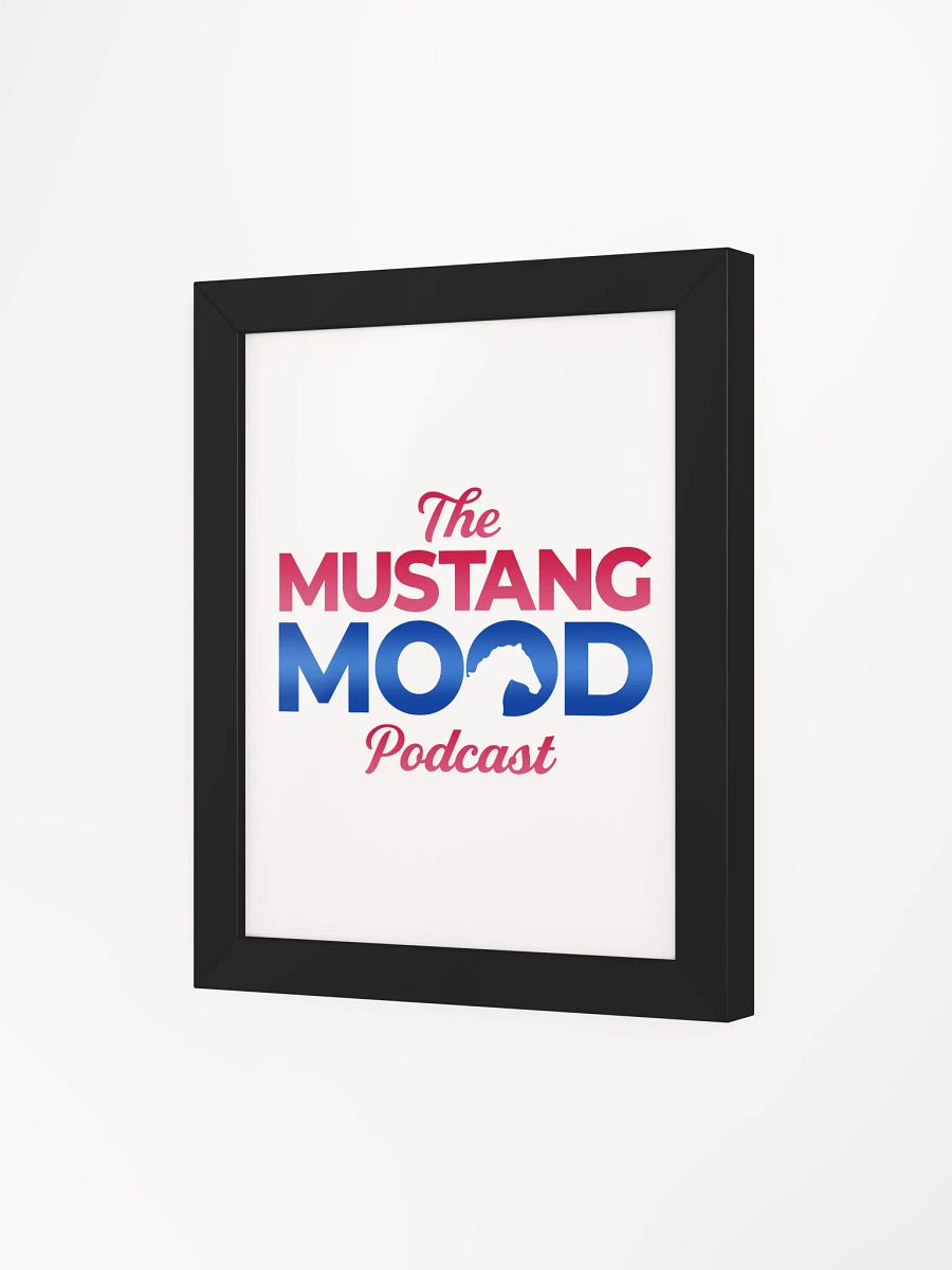 The Mustang Mood Framed Poster product image (40)